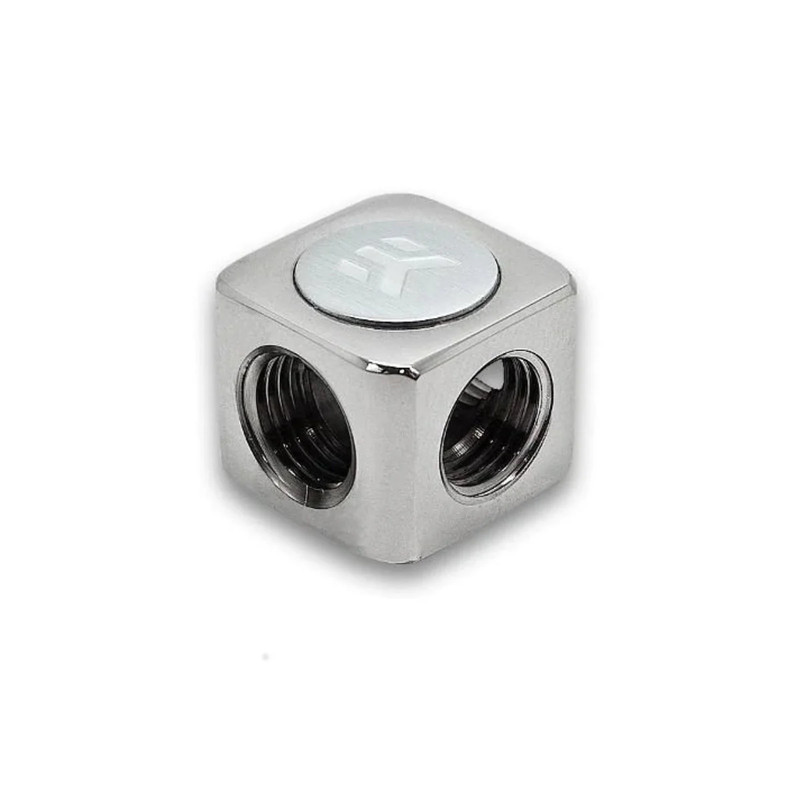 EKWB EK-AF T-Splitter 3F G1/4 - Nickel - كابل مُقسم